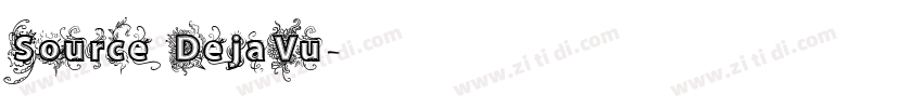 Source DejaVu字体转换
